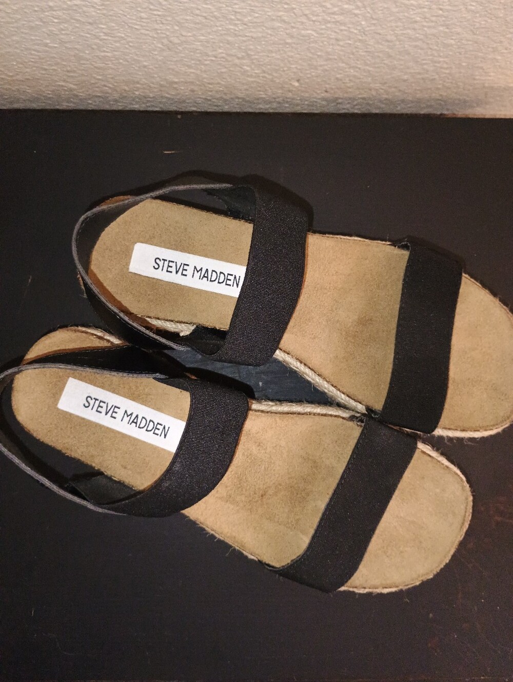 NWOT | Steve Madden Black Jaklin Espadrille - Picture 7 of 11